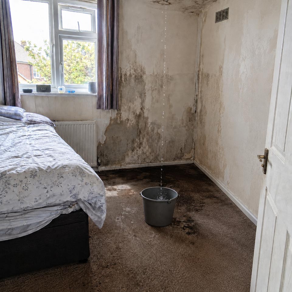 Health effects associated with poor housing conditions